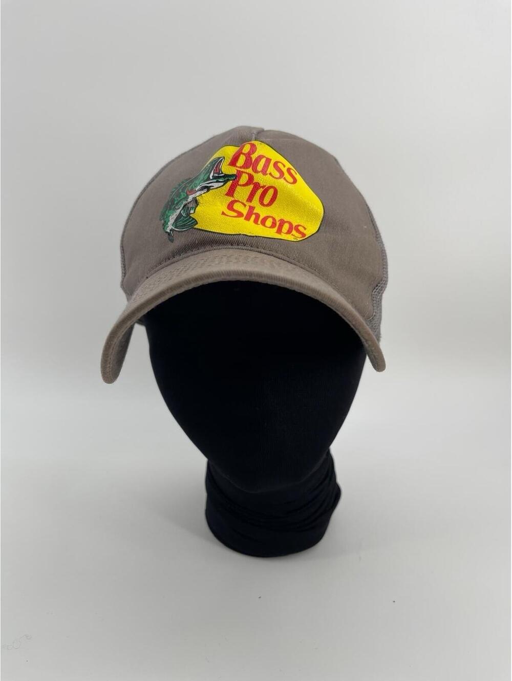 Bass Pro Shops Hat Cap Mesh Trucker Snapback Gone Fishing Hunt Men Women Gray
